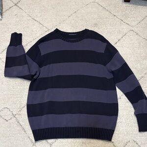 Brandy Melville Women's Purple Striped Sweater